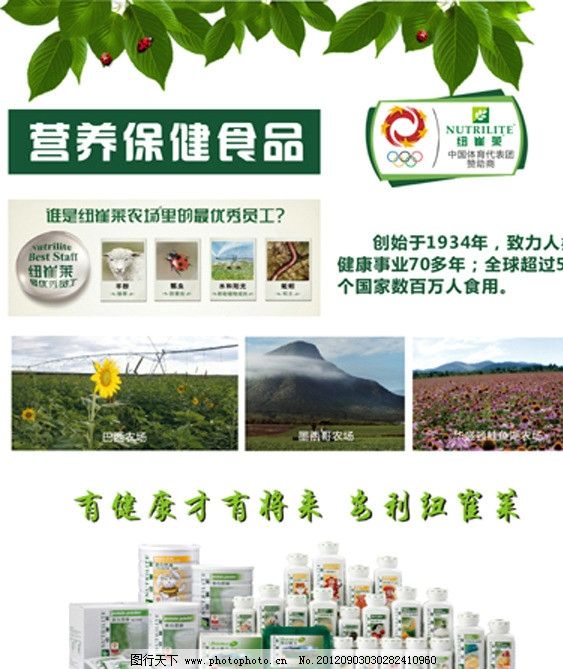安利五大系列产品之营养图片